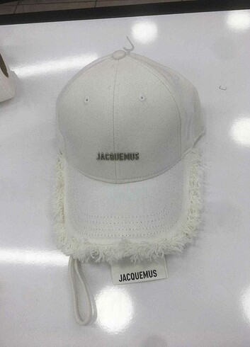 Beyaz Jacquemus Şapka sıfır e