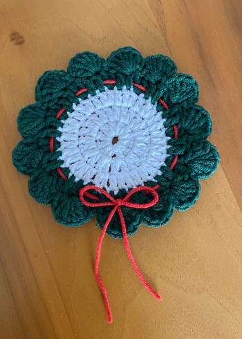 Yılbaşı Temalı Bardak Altlığı - Görsel 2