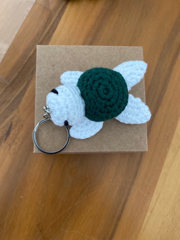 Örgü Kaplumbağa Anahtarlık - Görsel 3