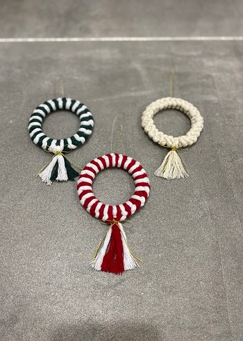 Yılbaşı Temalı El Yapımı Askı Detay Süs - Görsel 2