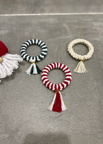 Yılbaşı Temalı El Yapımı Askı Detay Süs - Görsel 3