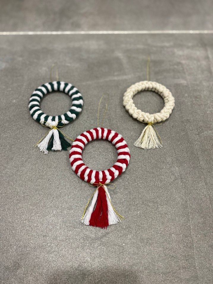 Yılbaşı Temalı El Yapımı Askı Detay Süs - Görsel 2