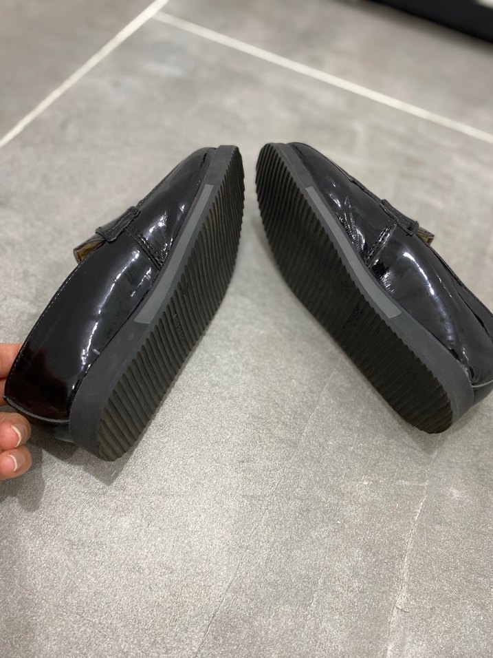 Erkek Çocuk Parlak Siyah Klasik Ayakkabı - Görsel 5