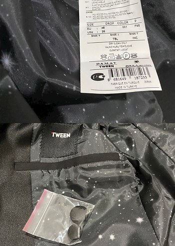 Siyah Smokin Damatlık - Görsel 8