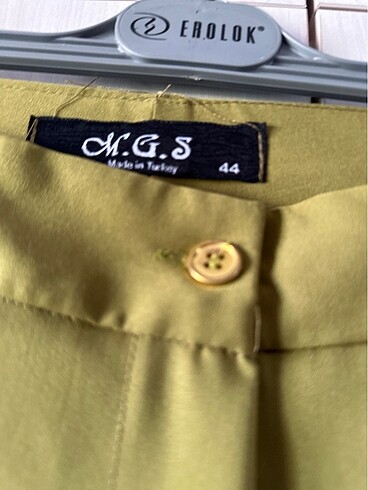 44 Beden Yeşil kumaş pantolon