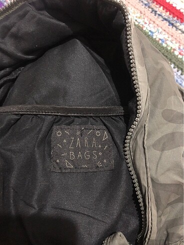 Beden haki Renk Kamuflaj desenli zara sırt çanta