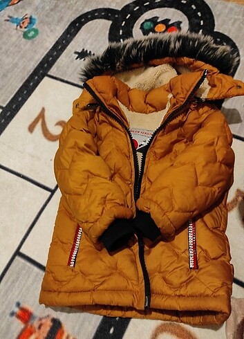 4 Yaş Beden camel Renk Mont kaban