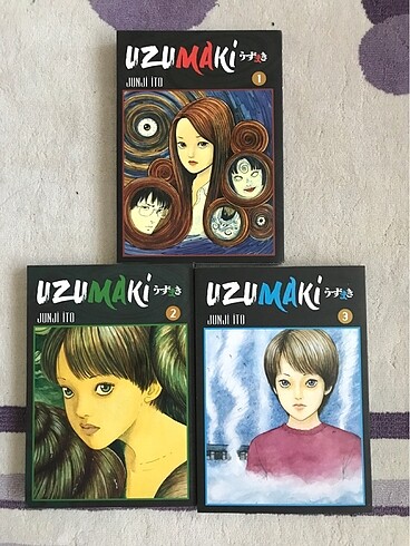 Uzumaki serisi set 3 kitap