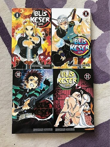 İblis keser demon slayer 8 9 10 11 cilt set