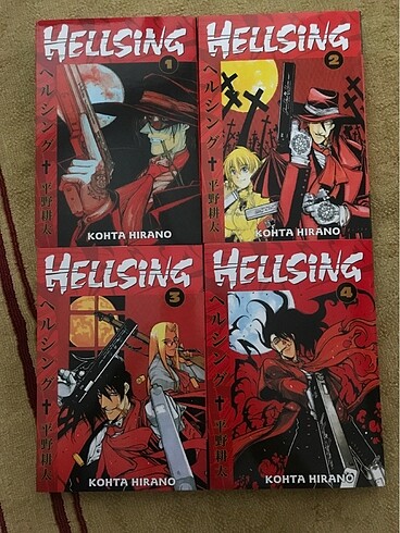 Hellsing 1 2 3 4 cilt set