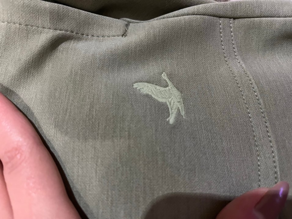 Kadın Haki Renkli Fermuarlı Salaş Eşofman Altı - Görsel 3