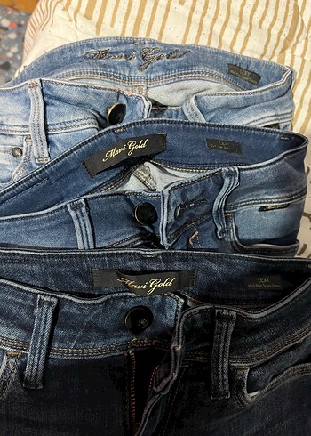 Kadın Mavi Gold Skinny Jean 3lü - Görsel 4