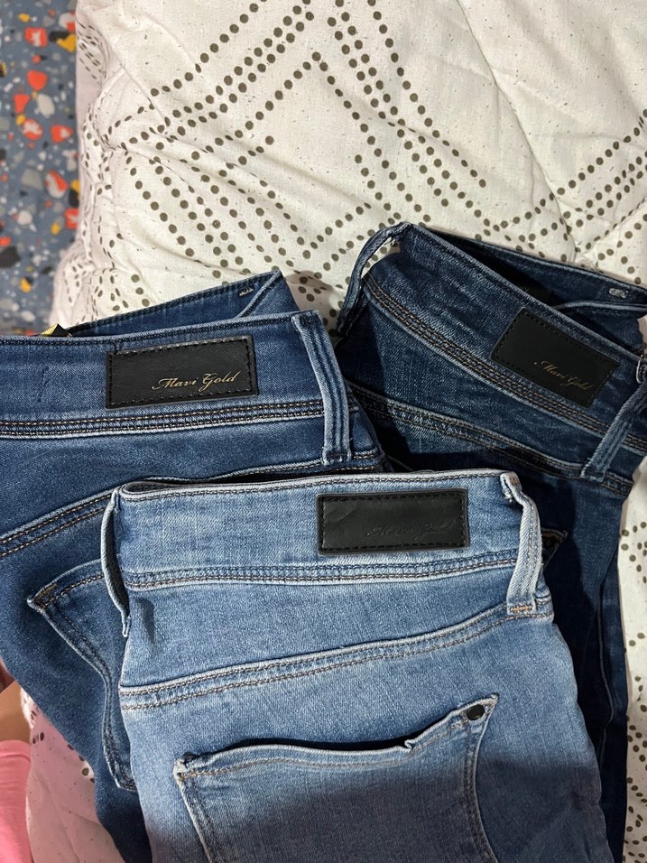 Kadın Mavi Gold Skinny Jean 3lü - Görsel 5