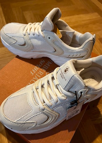 Lumberjack Beyaz Platform Topuklu Spor Ayakkabı - Görsel 3