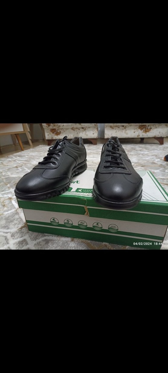 Siyah Bağcıklı Erkek Klasik Ayakkabı - Görsel 3