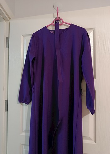 Uzun Mor kalem Kadın Elbise - Görsel 2