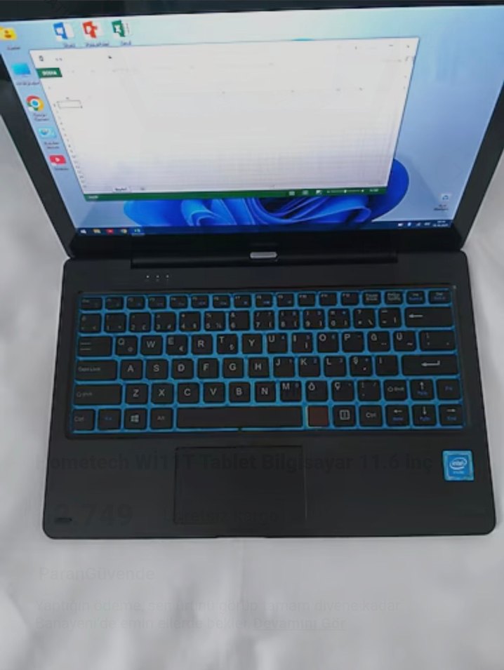 Hometech Wİ11T Tablet Bilgisayar 11.6 inç - Görsel 5