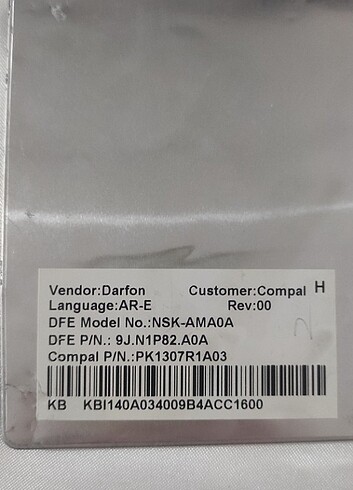 Acer Aspire 4739z, 4740g, 4741g,  4741z, 4741zg Notebook Klavye - Görsel 3