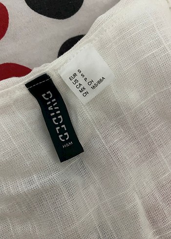s Beden H&M Fırfırlı Beyaz Keten Bluz