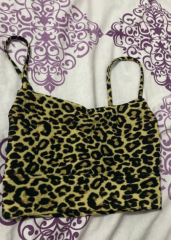 River Island Leopar Desenli Crop