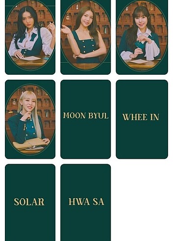 Mamamoo foto kart 