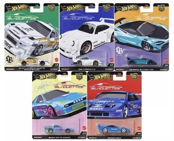 Hot wheels silhouettes