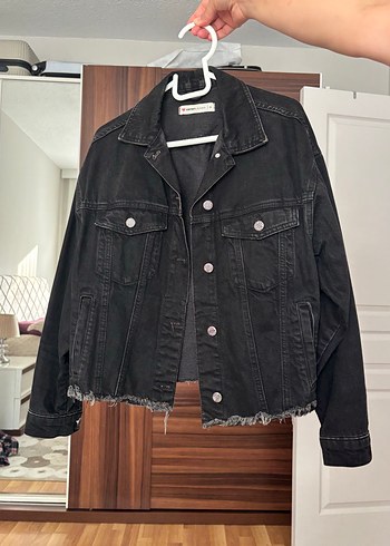 Koton Siyah Denim Ceket