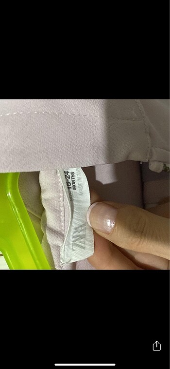 1,5 Yaş Beden beyaz Renk Zara takım