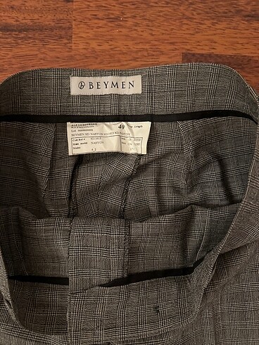 Beymen Beymen ekose pant