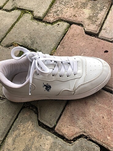U.S Polo Assn. Polo beyaz ayakkabı