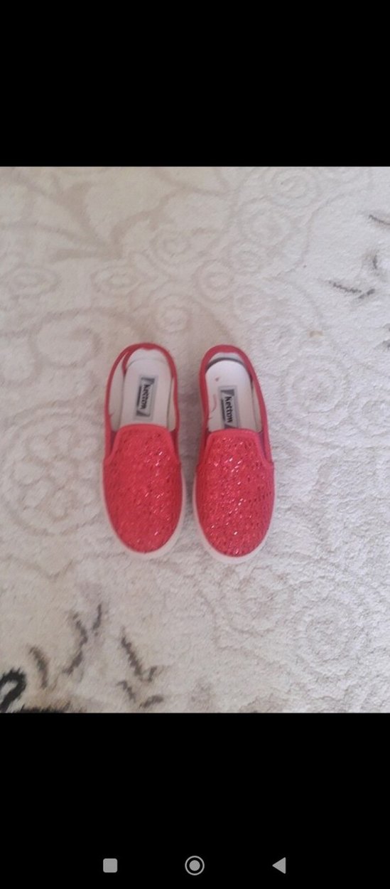 Kız Çocuk Pembe Cırt Cırtlı Loafer - Görsel 3