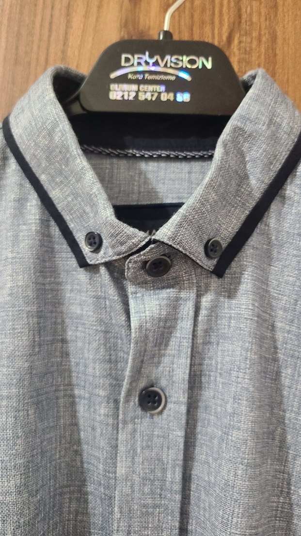 mavi Denim Erkek Uzun Kollu Gömlek - Görsel 3