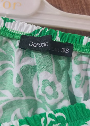 Yeşil Çiçekli Bohem Mini Elbise plaj elbisesi - Görsel 6