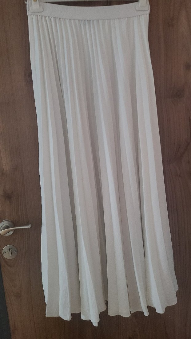 Diger Beyaz Bohem Uzun Etek. tesettür Etek - Görsel 2