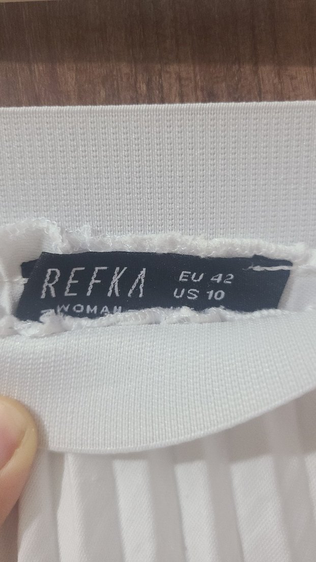 Diger Beyaz Bohem Uzun Etek. tesettür Etek - Görsel 3