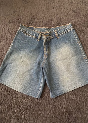 Kadın Denim Midi Şort - Görsel 2