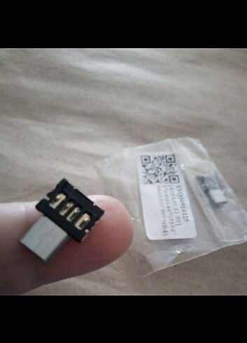 USB soketli Mikro uçlu OTG dönüştürücü adaptör (1 adet) 