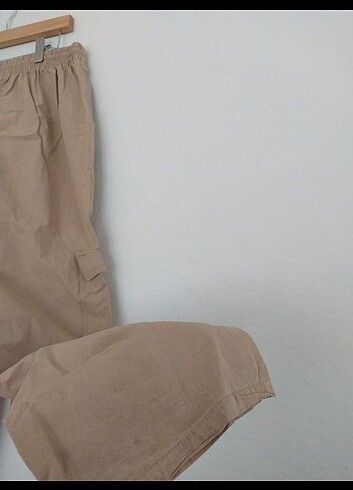 l Beden Kargo cepli lastikli pantalon