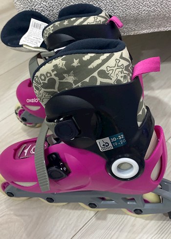 Pembe Yılan Desenli kız çocuğu Spor Paten - Görsel 4