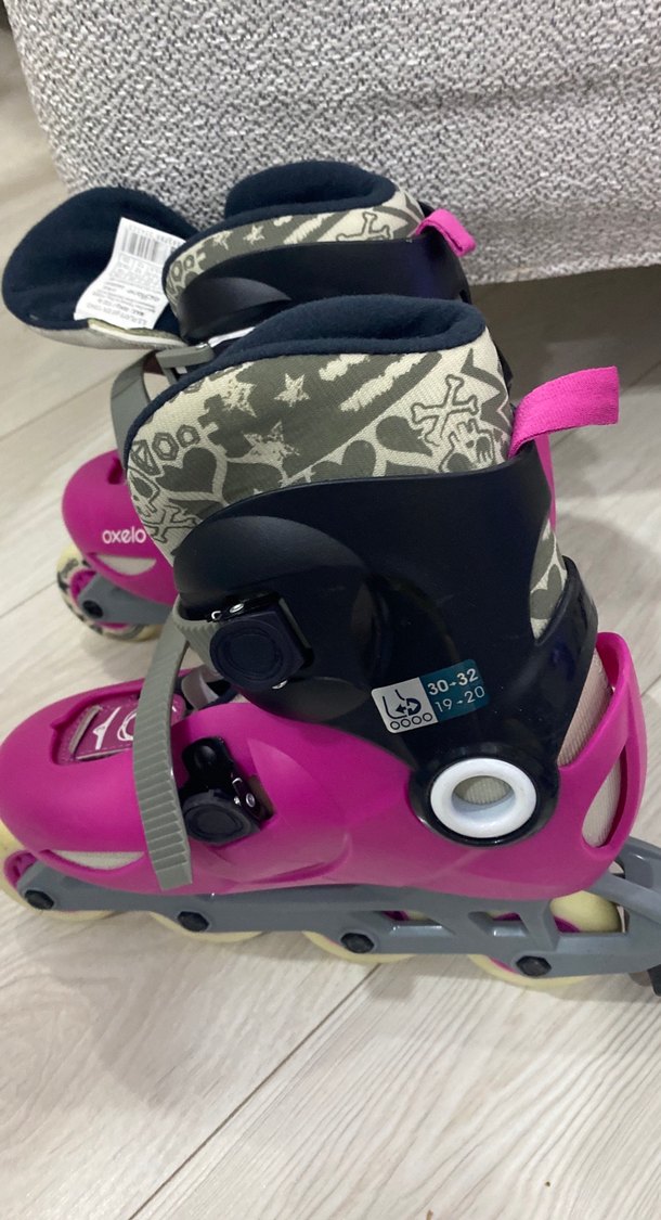 Pembe Yılan Desenli kız çocuğu Spor Paten - Görsel 4