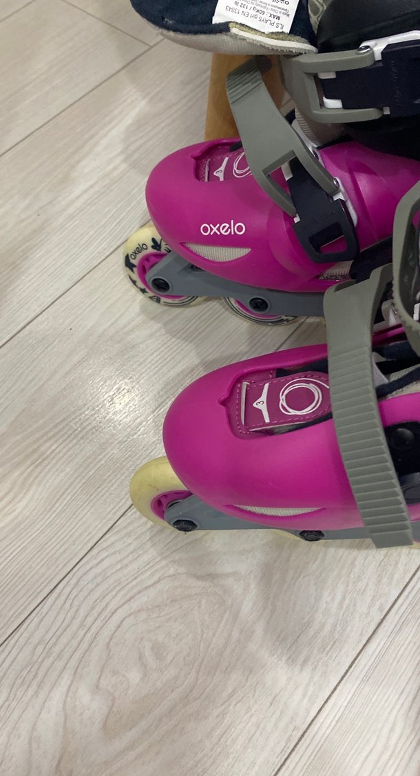 Pembe Yılan Desenli kız çocuğu Spor Paten - Görsel 3