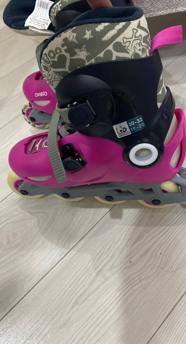 Pembe Yılan Desenli kız çocuğu Spor Paten - Görsel 2