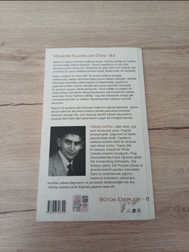 Franz Kafka - Babaya Mektup Romanı - Görsel 2
