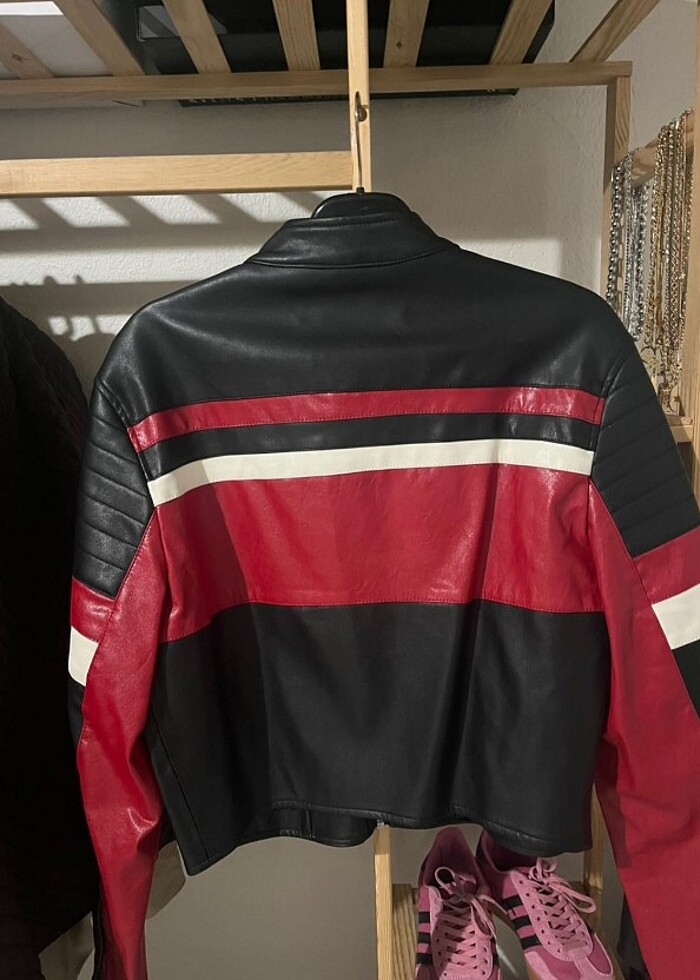 bershka motorcu ceket  - Görsel 2