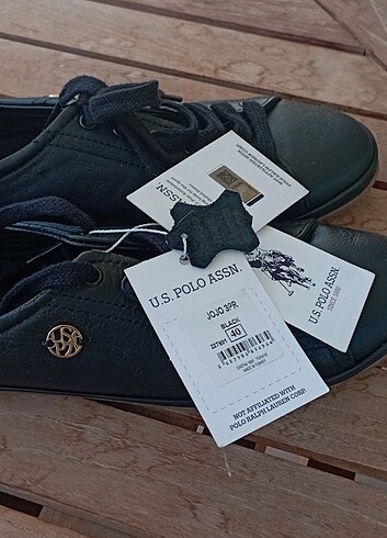 U.S Polo Assn. Hakiki deri etiketli sneaker