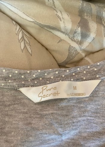 LCW Kısa Kollu, Midi Boy Emzirme Gecelik - Görsel 2