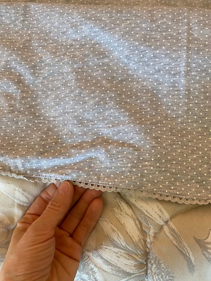 LCW Kısa Kollu, Midi Boy Emzirme Gecelik - Görsel 4