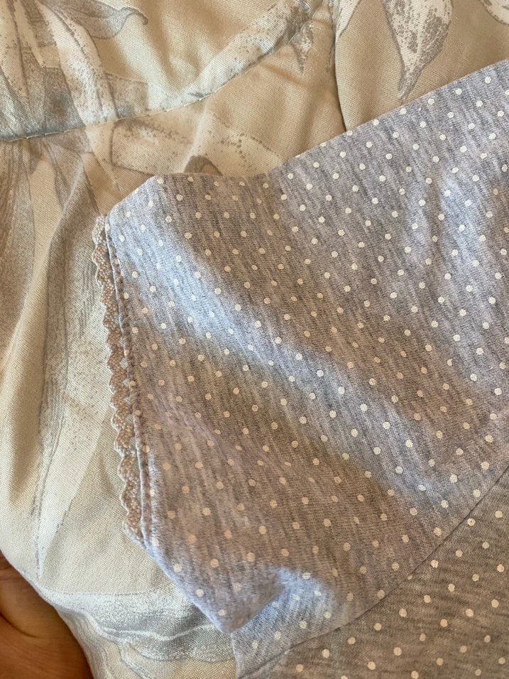 LCW Kısa Kollu, Midi Boy Emzirme Gecelik - Görsel 5