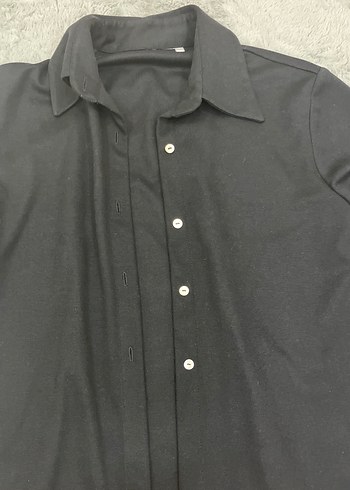 Düğmeli Siyah Uzun Kollu Ceket - Görsel 3