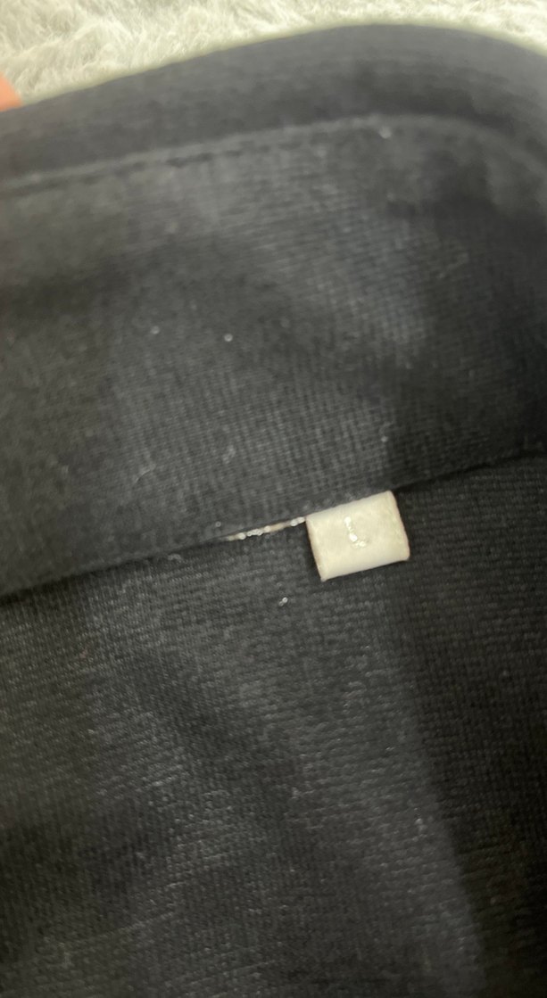 Düğmeli Siyah Uzun Kollu Ceket - Görsel 5